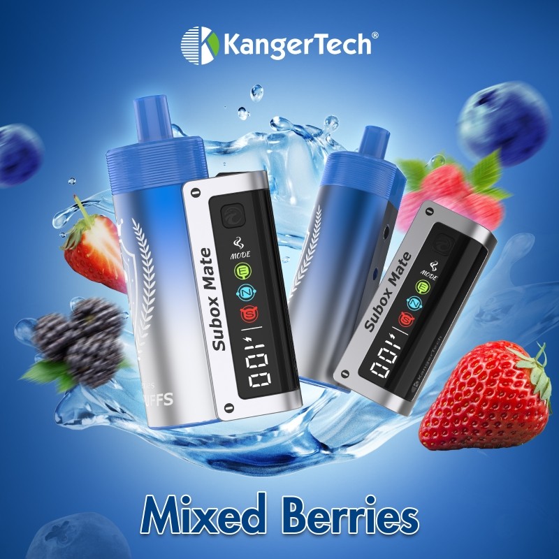 mixed berries kanger subox mate 50k d-pod disposable vape