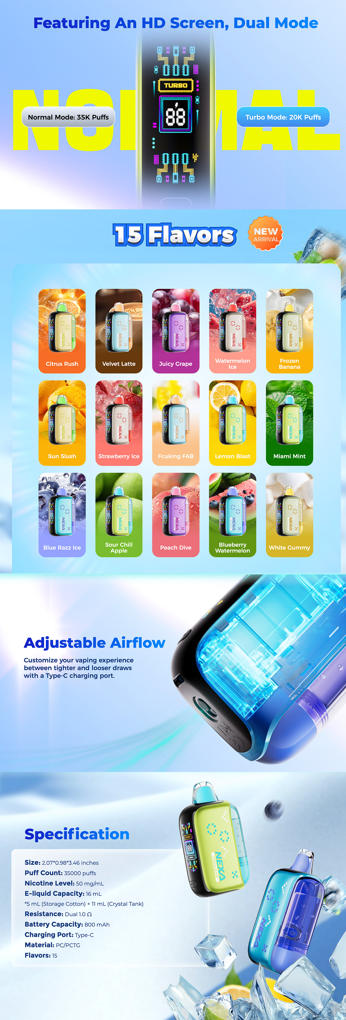 nexa pix 35k hot sale