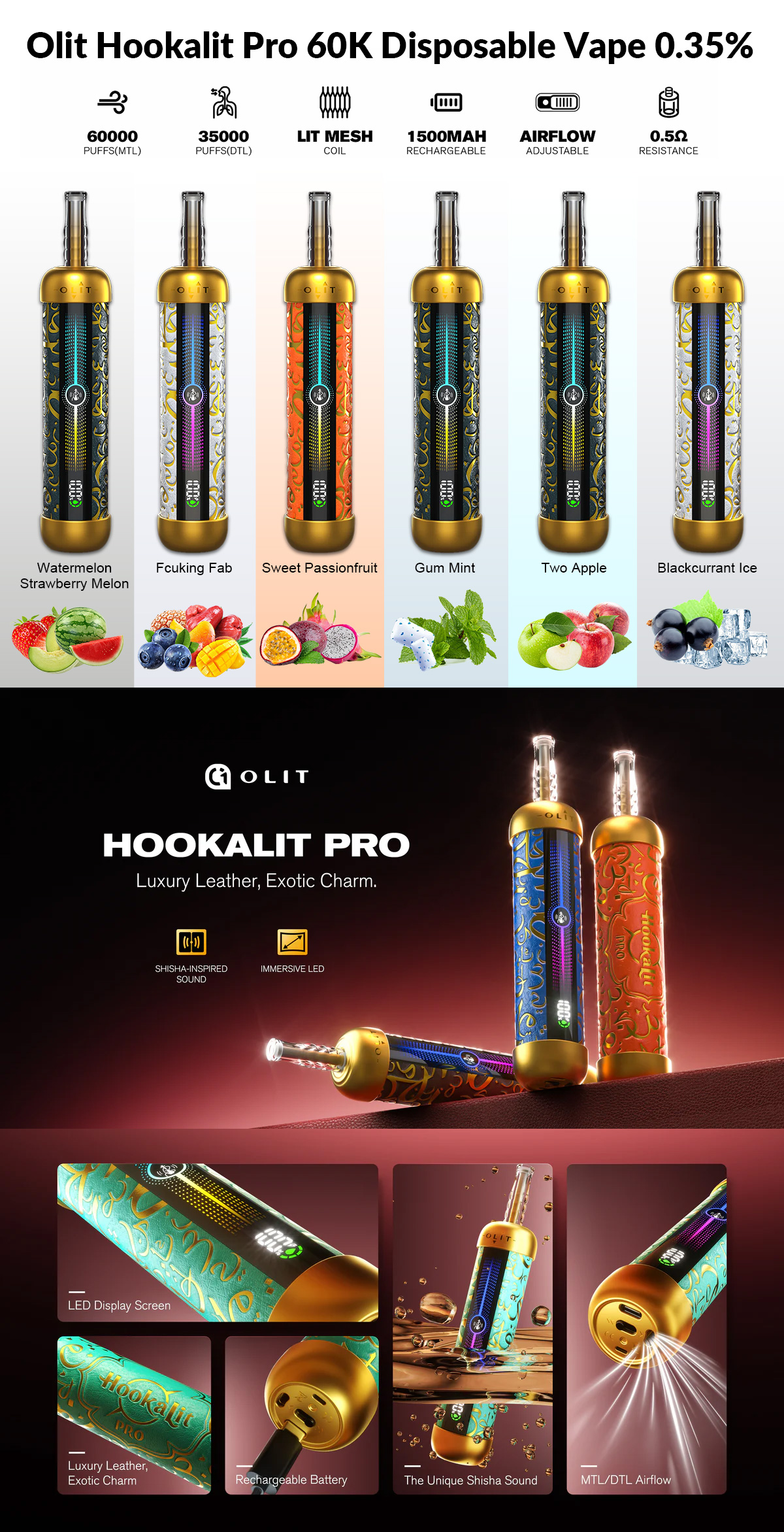 olit hookalit pro 60k hot sale